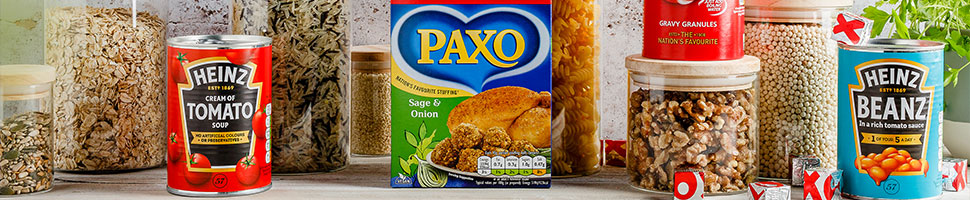 British Supermarket Food Cupboard