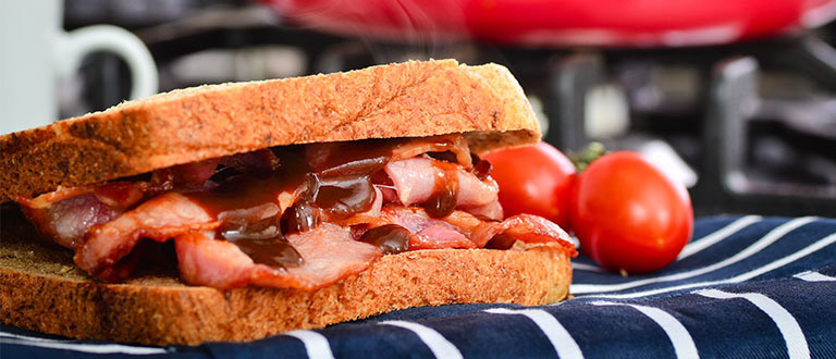 British Bacon Sandwich