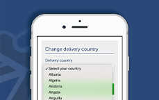 Select Delivery Country