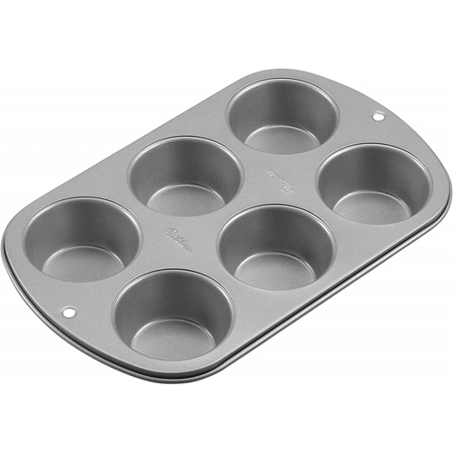 Wilton Recipe Right 6 Cup Jumbo Muffin Pan