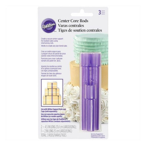 Wilton Plastic Centre Core Rods Pack Of 3