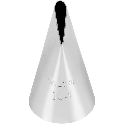 Wilton Decorating Tip #104 Petal Carded