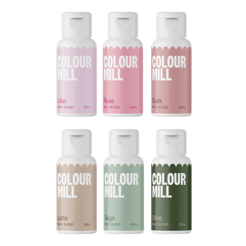 Colour Mill Botanicals Gift Set Of 6 - Oil Based Colouring 20ml