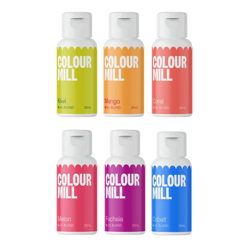 Colour Mill Tropical Gift Set Of 6 - Oil Based Colouring 20ml