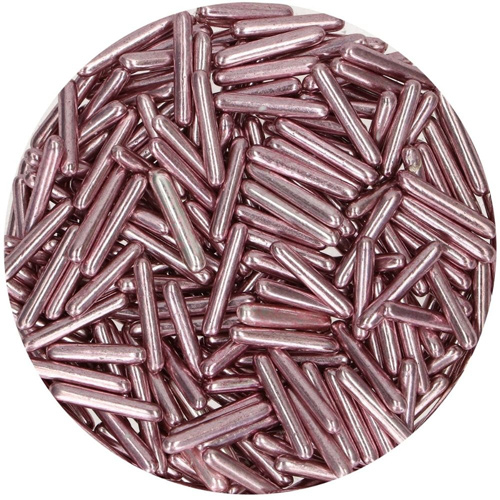 FunCakes Pink - Metallic Sugar Rods 70g