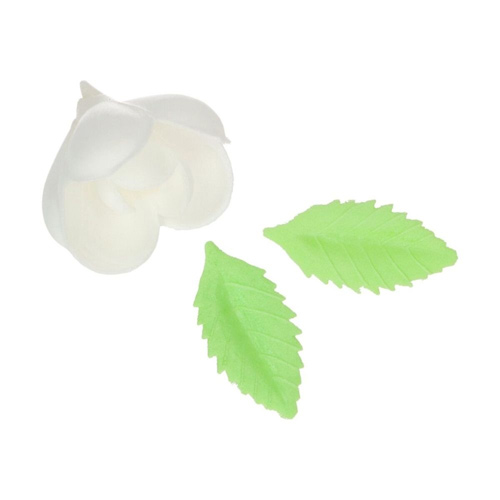 FunCakes Tulip And Leaves - Edible Wafer Flowers Pack Of 12
