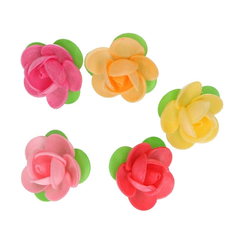 FunCakes Camelia - Edible Wafer Flowers Pack Of 5