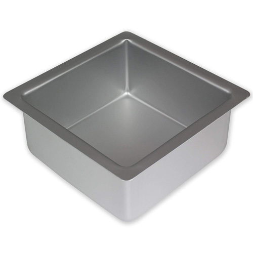 PME 10 x 3 Inch Deep Square Seamless Baking Tin