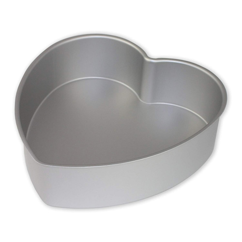 PME 6 x 3 Inch Deep Heart-Shaped Seamless Tin