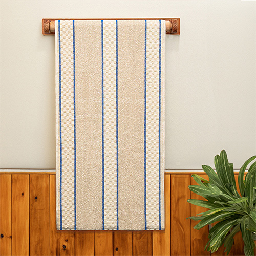 Striped Kitchen Roller Blue Towel