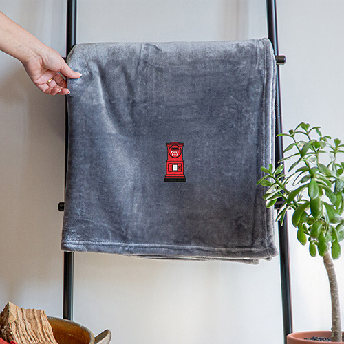 Luxury Cotton Bath Towel with Red Post Box Embroidered Logo