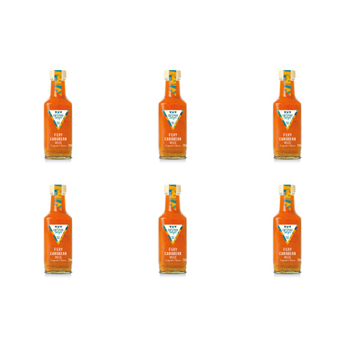 Cottage Delight Fiery Hot Caribbean Sauce (Bulk Buy Pack Of 6)