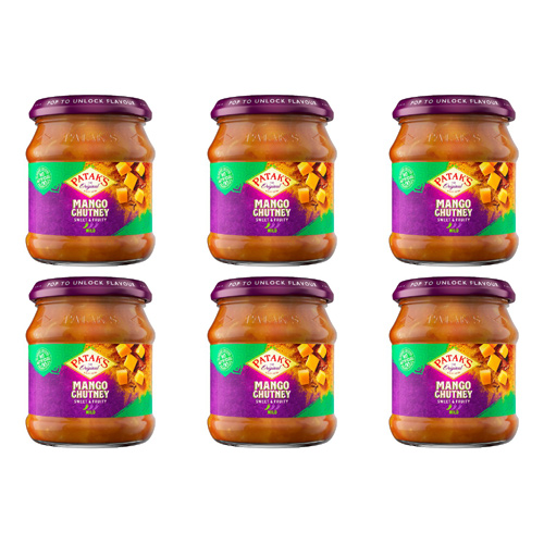 Pataks Mango Chutney (Bulk Buy Pack Of 6)