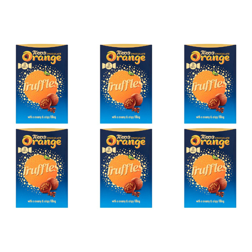 Terrys Chocolate Orange Truffles (Bulk Buy Pack Of 6)