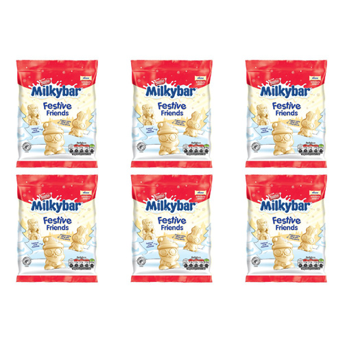 Nestle Milkybar Festive Friends Sharing Bag (Bulk Buy Pack Of 6)