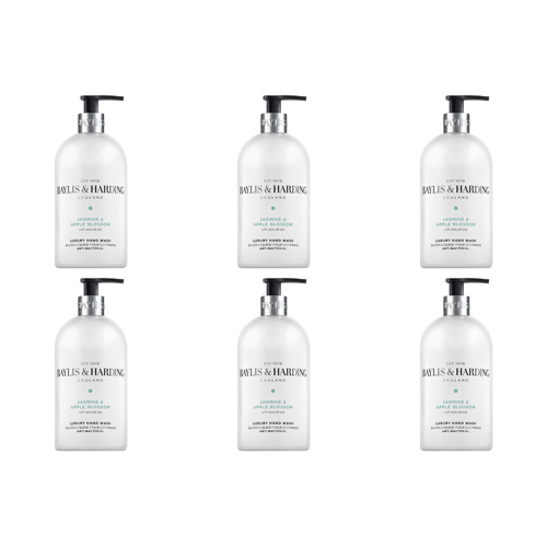 Baylis & Harding Jasmine & Apple Blossom Antibacterial Hand Wash (Bulk Buy Pack Of 6)