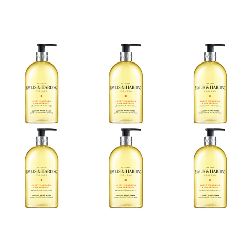 Baylis & Harding Sweet Mandarin & Grapefruit Hand Wash (Bulk Buy Pack Of 6)