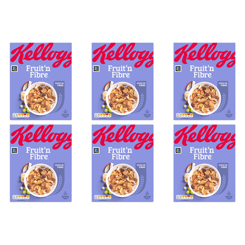Kelloggs Fruit and Fibre (Bulk Buy Pack Of 6)