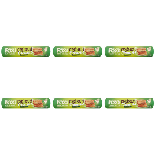 Foxs Ginger Crunch Creams (Bulk Buy Pack Of 6)