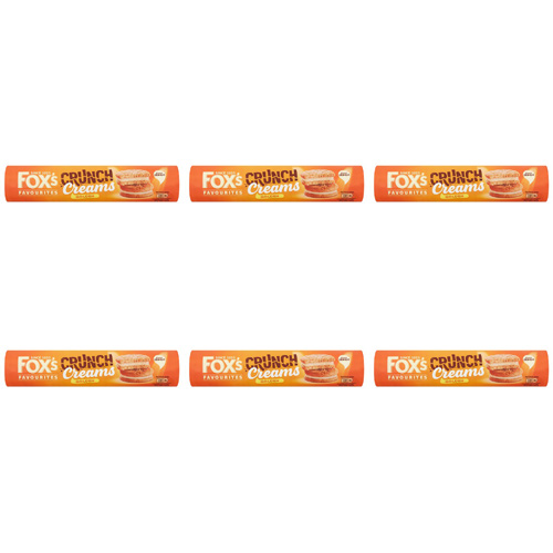 Foxs Golden Crunch Creams (Bulk Buy Pack Of 6)