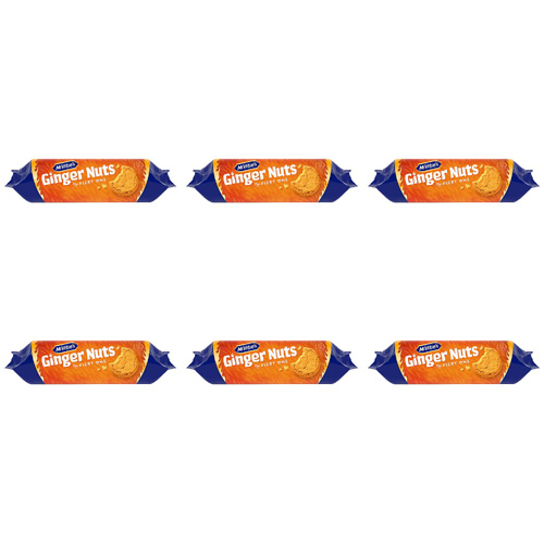 McVities Ginger Nuts (Bulk Buy Pack Of 6)