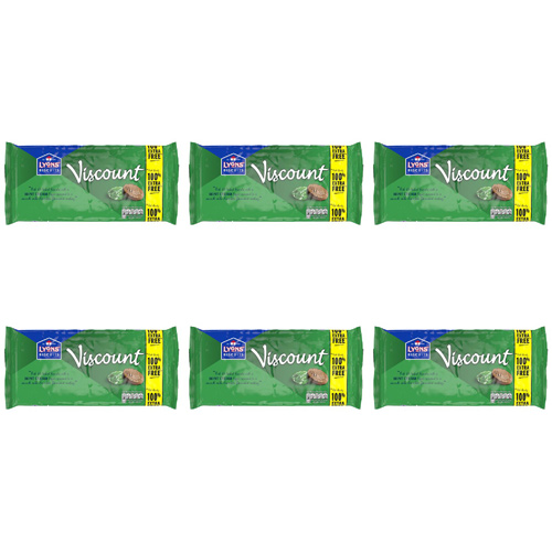 Lyons Viscount Mint 7 Pack 100% Extra Free (Bulk Buy Pack Of 6)
