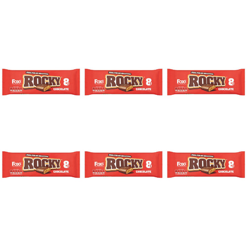 Foxs Rocky Chocolate 7 Pack (Bulk Buy Pack Of 6)