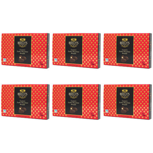 Beechs Dark Chocolate Brazils (Bulk Buy Pack Of 6)