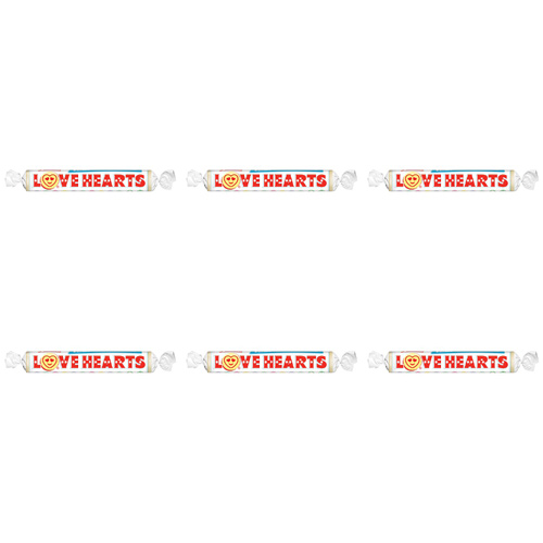 Swizzels Matlow Love Hearts (Bulk Buy Pack Of 6)