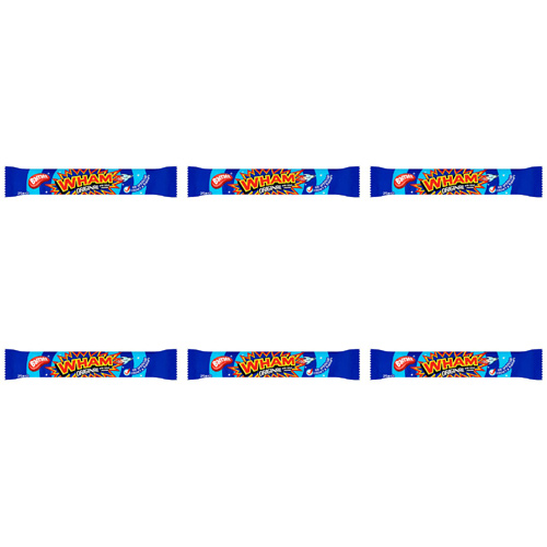 Candyland Wham Bar Original Raspberry Chew Bar (Bulk Buy Pack Of 6)