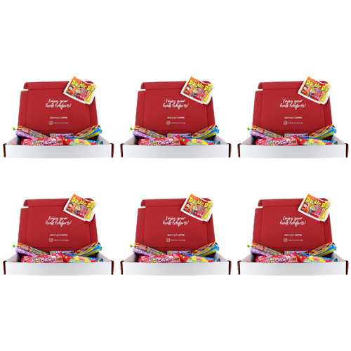 Brit Kit Letterbox - Retro Sweets (Bulk Buy Pack Of 6)