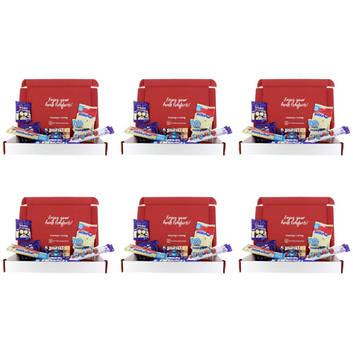 Brit Kit - British Chocolate Tiny Treats (Bulk Buy Pack Of 6)