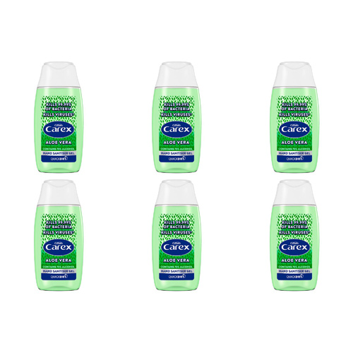 Carex Hand Gel Aloe Vera (Bulk Buy Pack Of 6)