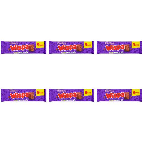 Cadbury Wispa 7 Bars Pack (Bulk Buy Pack Of 6)