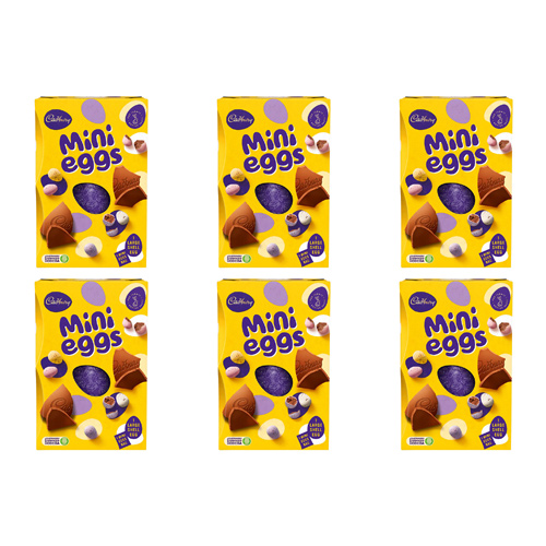 Cadbury Mini Eggs Large Easter Egg (Bulk Buy Pack Of 6)