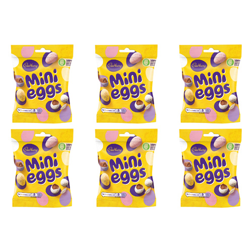 Cadbury Mini Eggs Bag (Bulk Buy Pack Of 6)