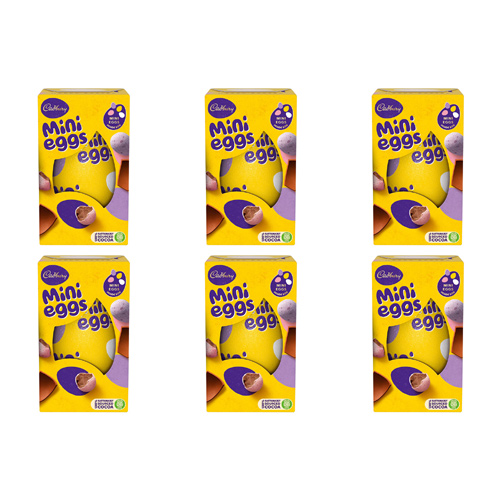 Cadbury Mini Eggs Easter Egg Small (Bulk Buy Pack Of 6)