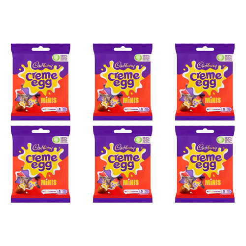 Cadbury Mini Creme Eggs Bag (Bulk Buy Pack Of 6)