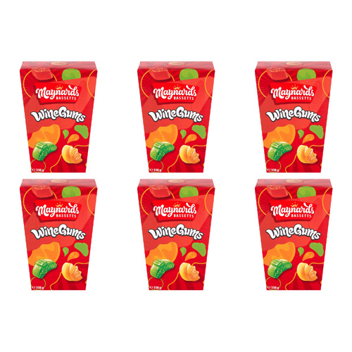 Maynards Wine Gums Carton (Bulk Buy Pack Of 6)