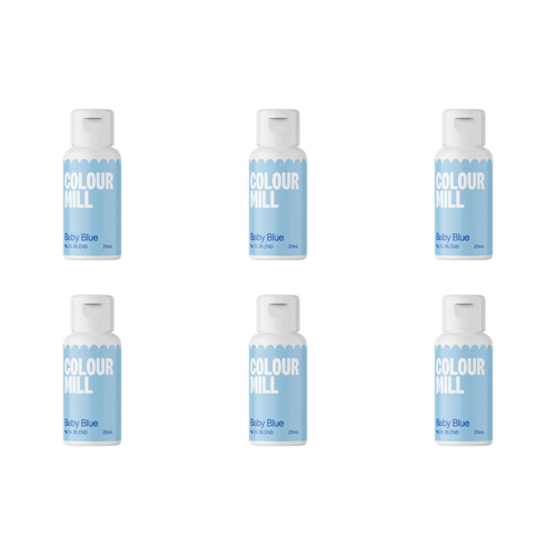 Colour Mill Baby Blue - Oil Based Colouring 20ml (Bulk Buy Pack Of 6)