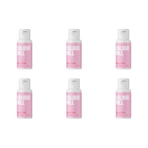 Colour Mill Baby Pink - Oil Based Colouring 20ml (Bulk Buy Pack Of 6)