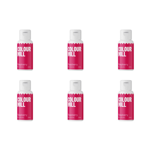 Colour Mill Raspberry - Oil Based Colouring 20ml (Bulk Buy Pack Of 6)