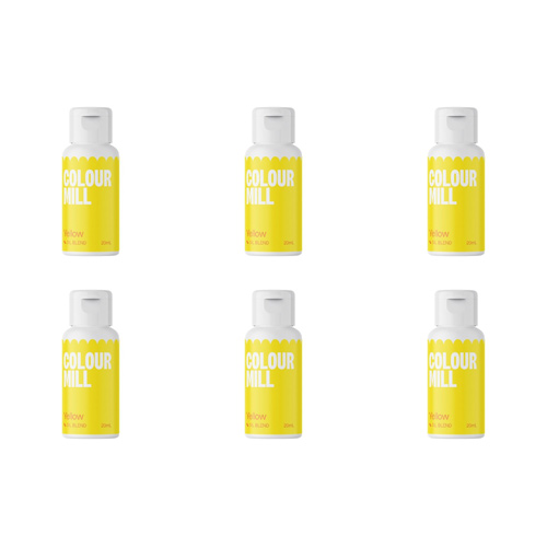 Colour Mill Yellow - Oil Based Colouring 20ml (Bulk Buy Pack Of 6)