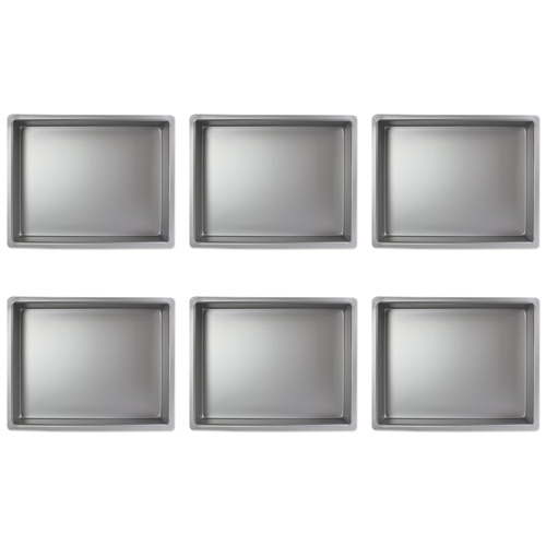 PME 12 x 8 x 2 Inch Deep Oblong Seamless Baking Tin (Bulk Buy Pack Of 6)