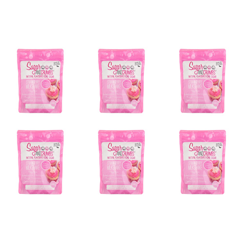 Sugar & Crumbs Strawberry Milkshake Icing Sugar 500g (Bulk Buy Pack Of 6)