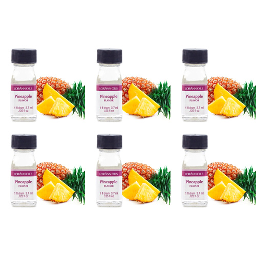 LorAnn Pineapple - Food Flavouring 1 Dram (Bulk Buy Pack Of 6)