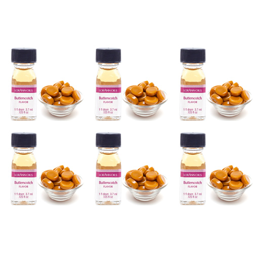 LorAnn Butterscotch - Food Flavouring 1 Dram (Bulk Buy Pack Of 6)