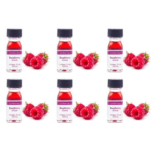 LorAnn Raspberry - Food Flavouring 1 Dram (Bulk Buy Pack Of 6)