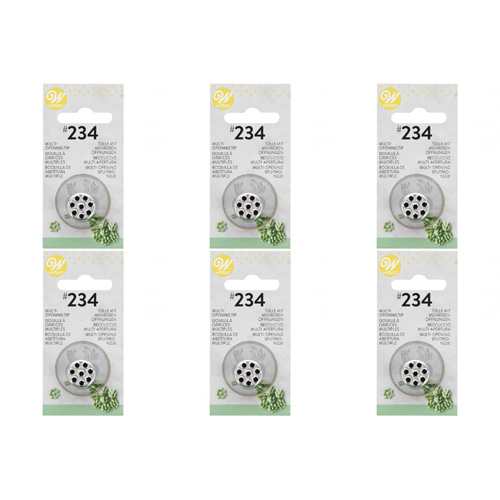 Wilton Decorating Tip Multi Open #234 (Bulk Buy Pack Of 6)