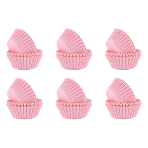 PME Light Pink Cupcake Cases x 60 (Bulk Buy Pack Of 6)